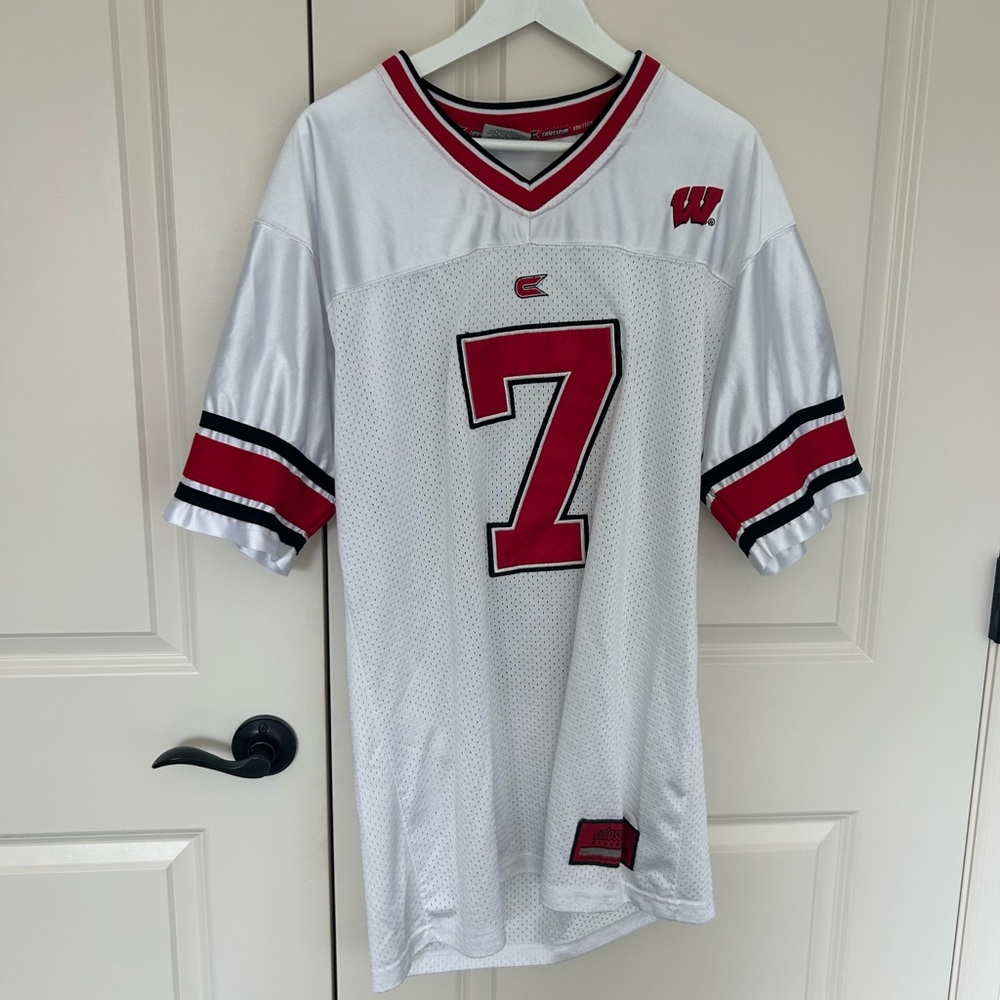 Wisconsin Badgers Football Jersey (White)